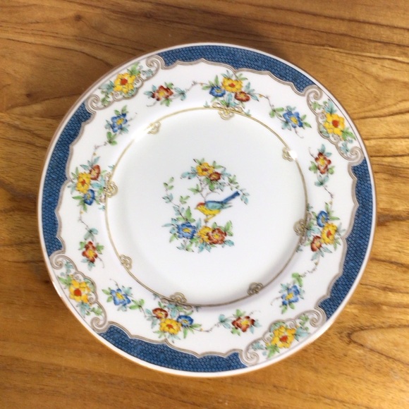 Vintage Minton Isis Blue Salad Plates - Set of 4 - Picture 4 of 9